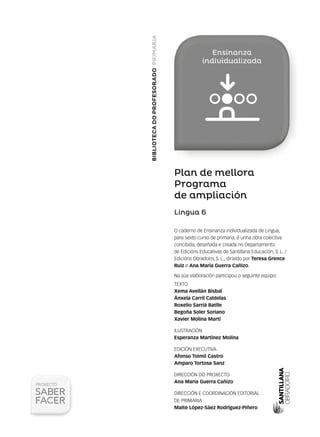 Plan De Mellora Lingua 6 Pdf