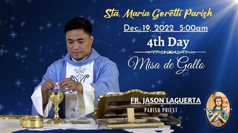 Dec Rosary And Am Holy Mass On The Th Day Of Misa De