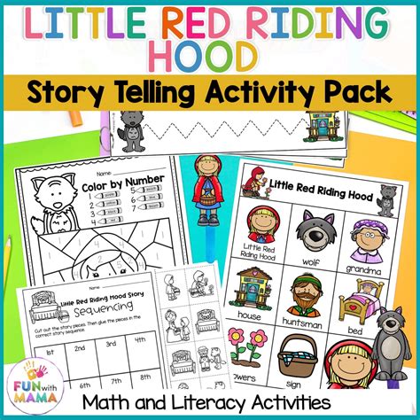 Little Red Riding Hood Story Activities - Fun with Mama Shop