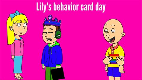 Lilys Behavior Card Day Youtube