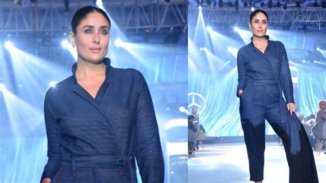 Kareena Kapoor Khan Sets The Ramp On Fire With Her Blue Jumpsuit