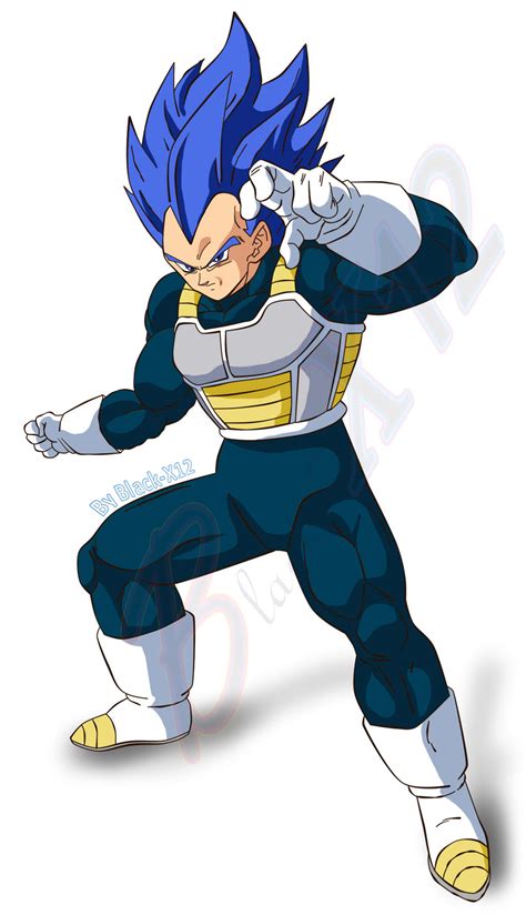 Vegeta Ssb Evolutionshintani Style By Black X12 On Deviantart