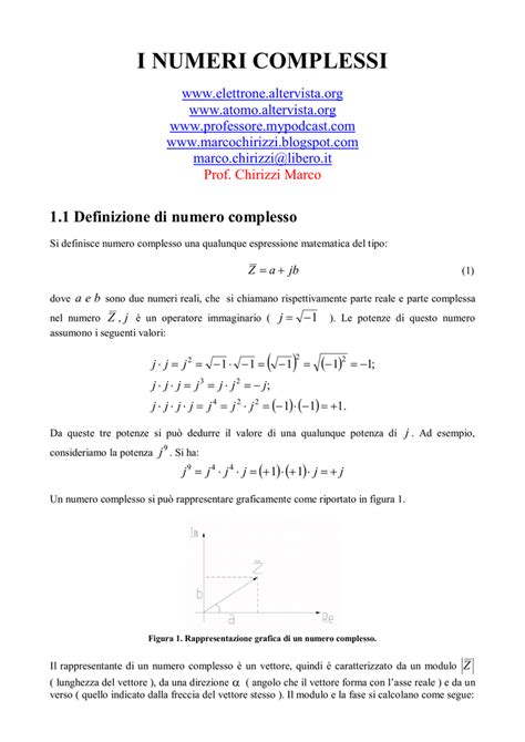 Modulo E Fase Numero Complesso Modulo