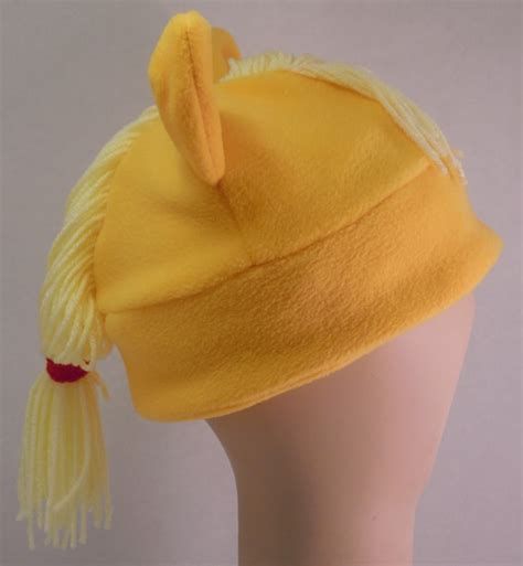 Applejack Inspired Fleece Pony Hat My Little Pony by robinsdesign