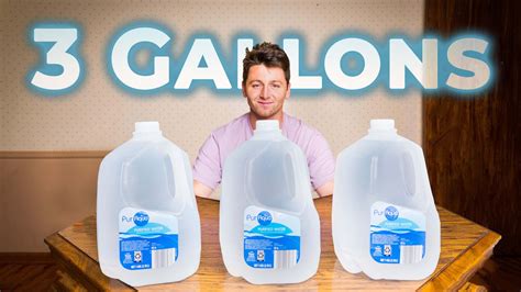 I Drank 3 Gallons Of Water A Day For A Week YouTube