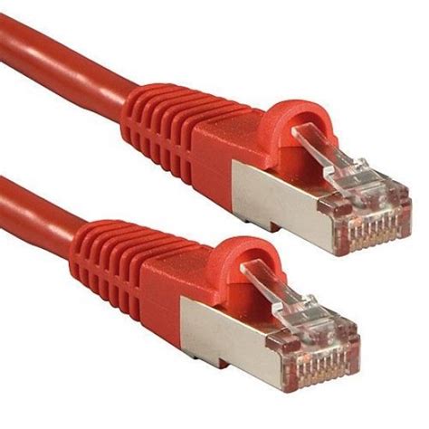 Buy Lindy 47368 câble réseau basic cat 6 s ftp 10 m rouge at affordable