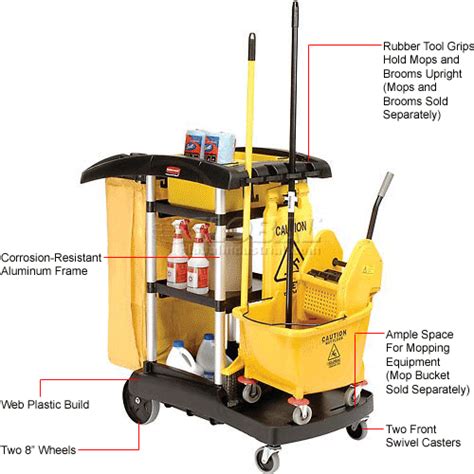 Janitorial & Cleaning Carts | Janitorial & Cleaning | Rubbermaid® High ...