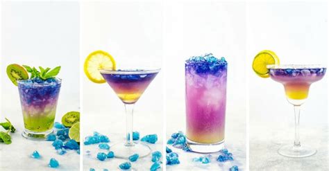 Magical Color Changing Cocktails Galaxy Cocktails Four Incredible