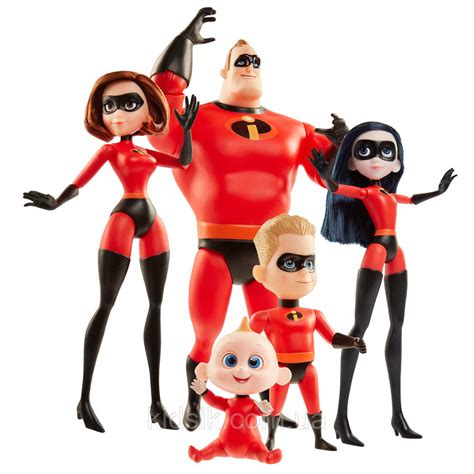 Набор Де Люкс из 5 кукол Суперсемейка 2 / The Incredibles 2: продажа ...