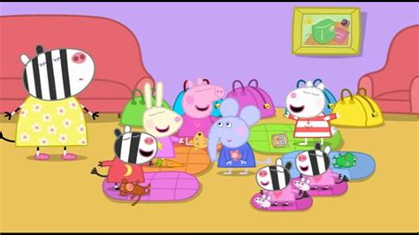 Peppa Pig English Episodes Peppa Goes For A Sleepover At Zoe Zebra S