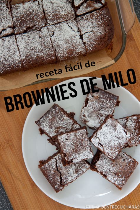 Receta fácil de brownies de milo super chiclosos y deliciosos Resep