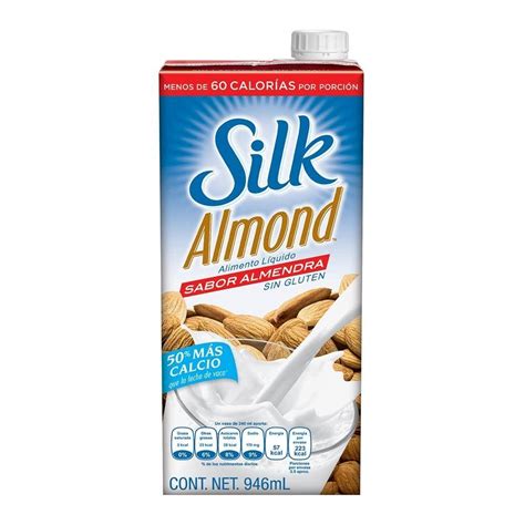 Leches Leche Silk Almendra Vainilla Sin Gluten Ml