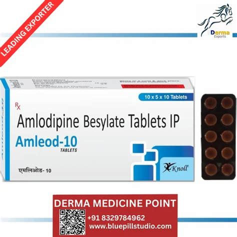 Amlodipine Besylate Tablets Ip Packaging Size 10X55X10 10MG At Rs 60