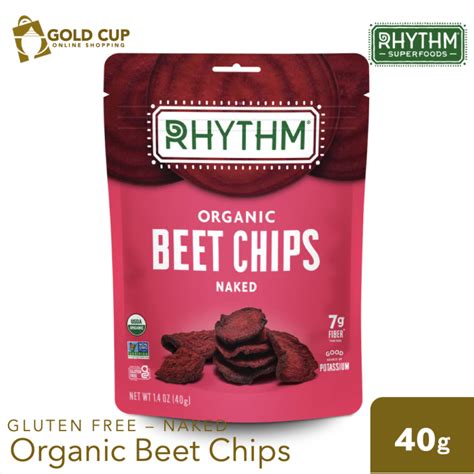 Rhythm Superfoods Organic Beet Chips Naked 40g Lazada Ph