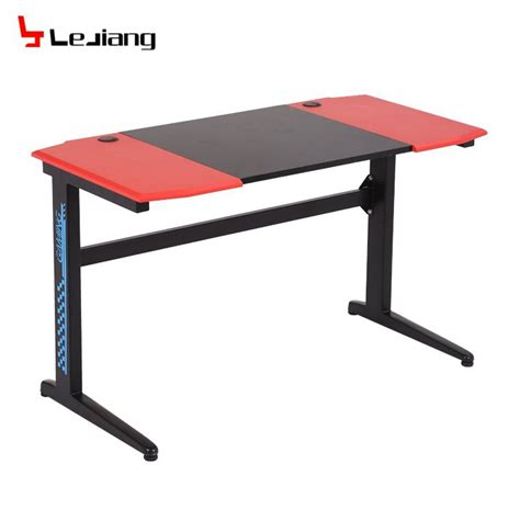 China 55 inch black gaming computer desk with drawers Manufacturers ...