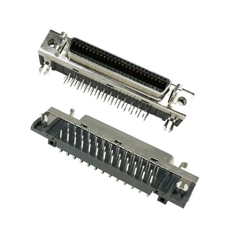 Scsi Connector Pin Cn Type Right Angled Female Dip Type Pcb Mount