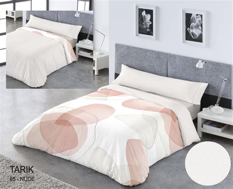 Set Housse De Couette Pi Ces M Tarik X Cm Nude Leroy Merlin