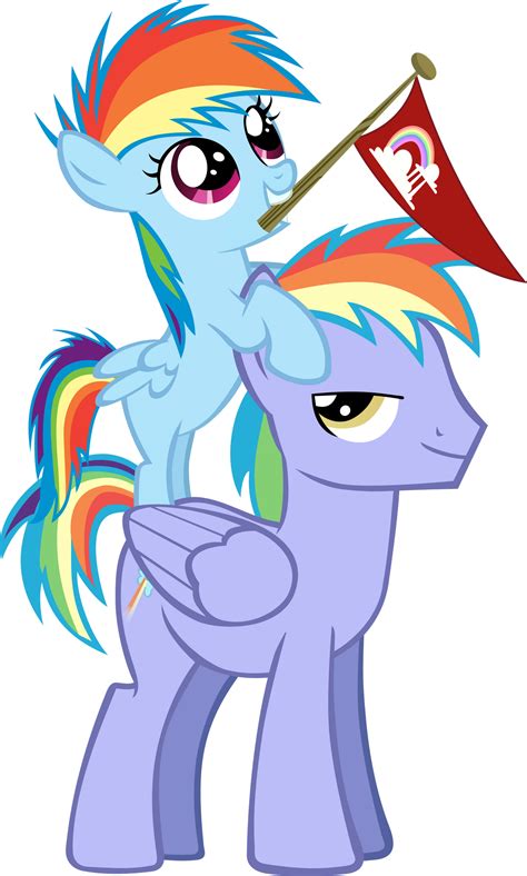 Rainbow Dash And Her Dad By Jerick On Deviantart