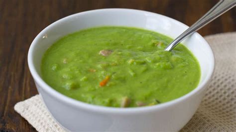 Green Pea Soup With Ham Ready In 15 Minutes Cookthestory