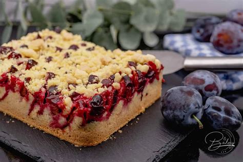 Pflaumenkuchen Rezept Mit Streusel Schneller Blechkuchen