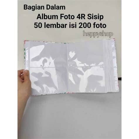 Jual Album Foto 4R Sisip 50 Lembar Isi 200 Foto Sweet Monstera Di