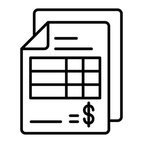 Premium Vector Invoice Icon