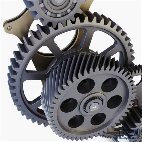 ArtStation - Gear Mechanism v 3 | Resources