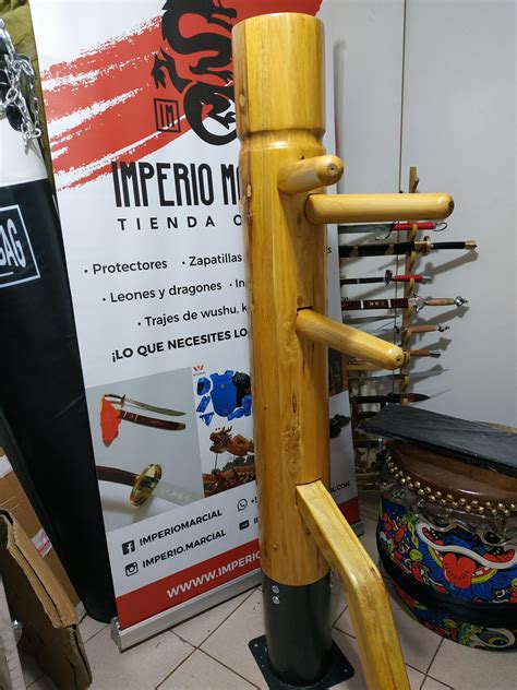 Mu Eco De Madera Wooden Dummy Kung Fu Tradicional Wing Chun Imperio