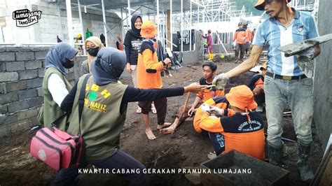 Foto Progres Pembangunan Huntara Di Lumajang Warta Pramuka