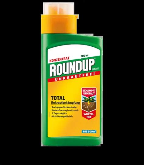 Roundup Universal Ml Unkrautvernichter Blattherbizid Eur