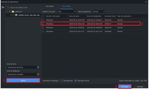 Como Descargar Grabaciones De Un Equipo Unv Desde El Software Ez