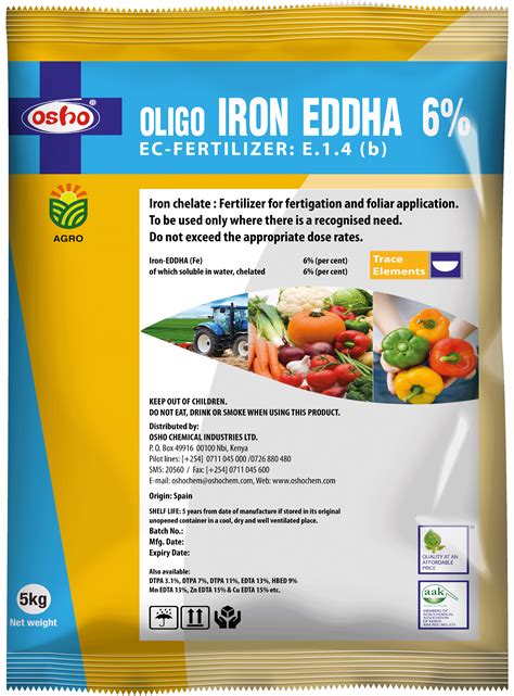 Oligo Iron Eddha 6 Osho Chemical Industries Ltd