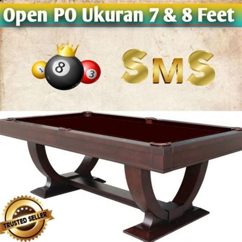 Jual Promo Spesial Ramadhan Meja Biliar Bilyar Billiard Bola Sodok Pool