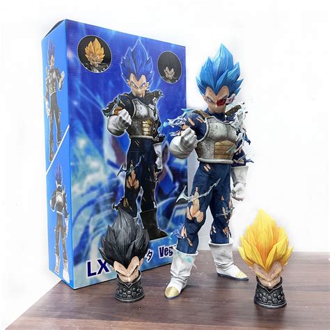 Dragon Ball Z Gk Oversize Vegeta Super Saiyan White Haired Son Goku