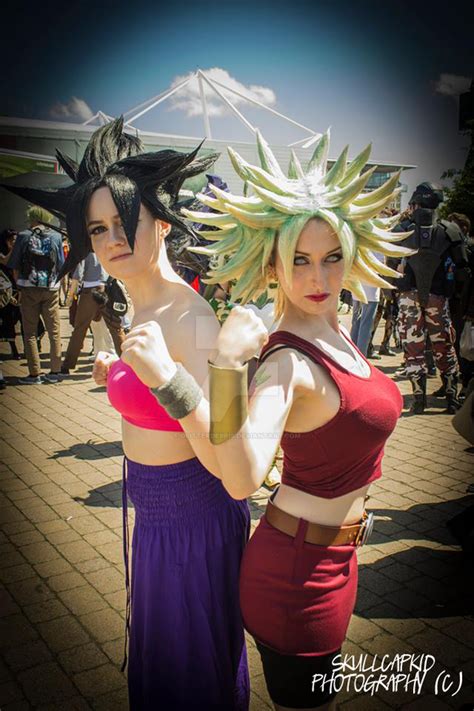 Berserker Kale and Caulifla by GlitterDebris on DeviantArt