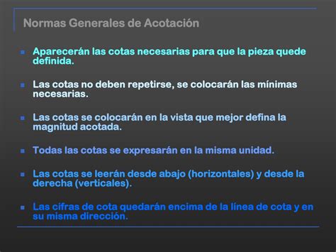 Normalización acotación ppt descargar