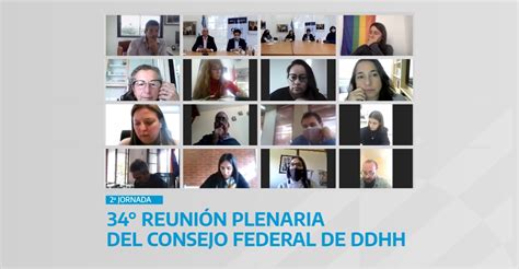 Se Realizó La 34° Reunión Plenaria Del Consejo Federal De Derechos