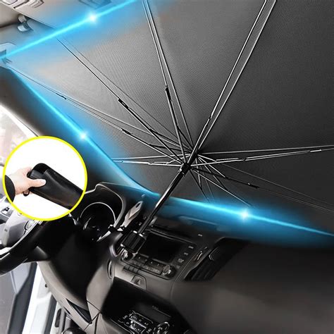 Car Sun Shade Protector Parasol Auto Front Window Sunshade Covers Interior Windshield Protection