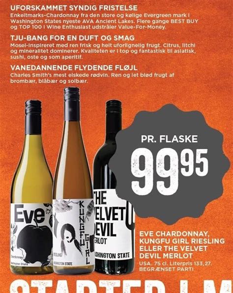 Eve Chardonnay Kungfu Girl Riesling Eller The Velvet Devil Merlot