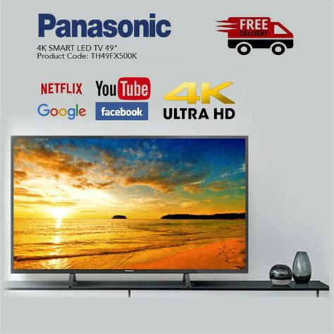 PANASONIC UHD 4K SMART LED TV TH49FX500K, TV & Home Appliances, TV ...