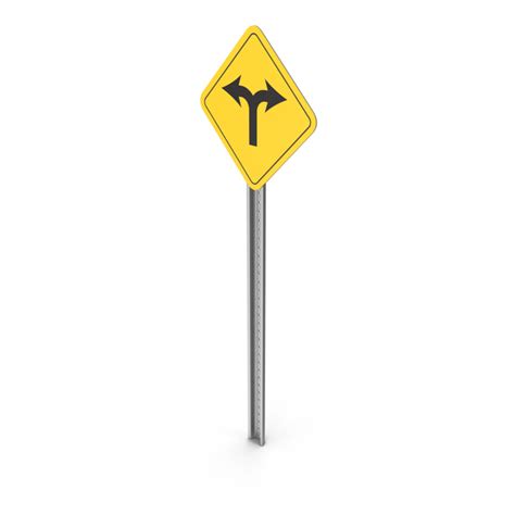 Two Way Road Sign PNG Images & PSDs for Download | PixelSquid - S119028961