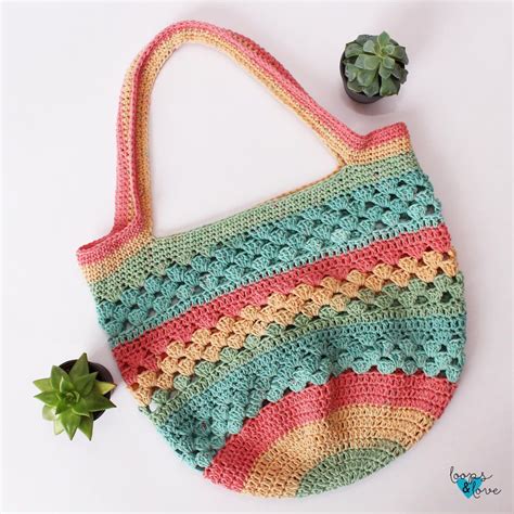 Crochet Market Tote Bag Free Pattern Crochet A Chic Market Bag With