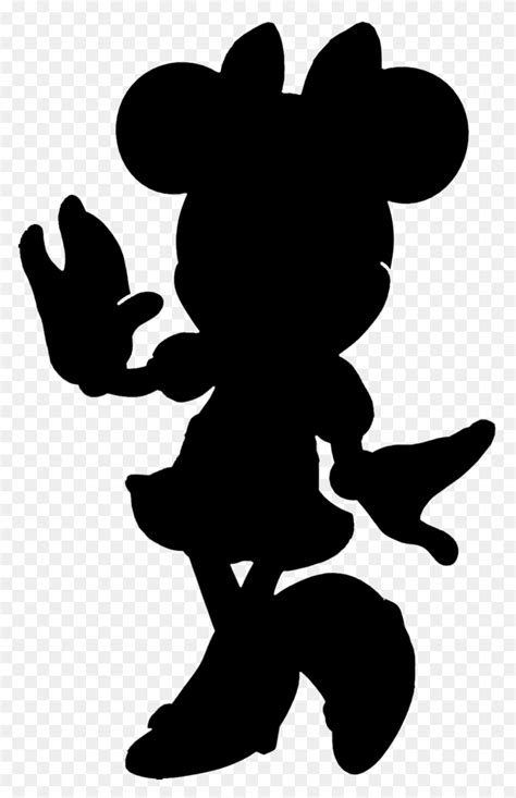 Descargar Pngminnie Minnie Mouse Mickey Mouse Cenicienta Acuarela Negro