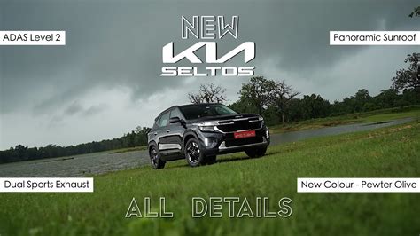 New Kia Seltos Facelift Youtube