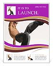 Dancer With Naked Torso Flyer Template Design ID 0000066115 SmileTemplates