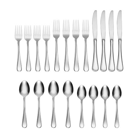 Oneida Flight 20 Piece Everyday Flatware Set Service For 4 And Reviews