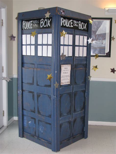 We Made A Cardboard Tardis It Really Is Bigger In The Inside Locker