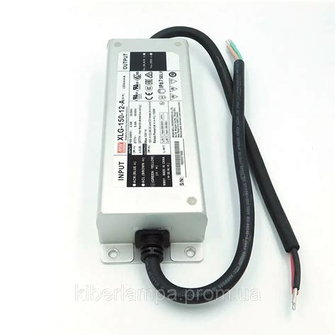 XLG-150-12-A Блок питания Mean Well 150W 12V 12.5А IP67, цена 1580 грн ...