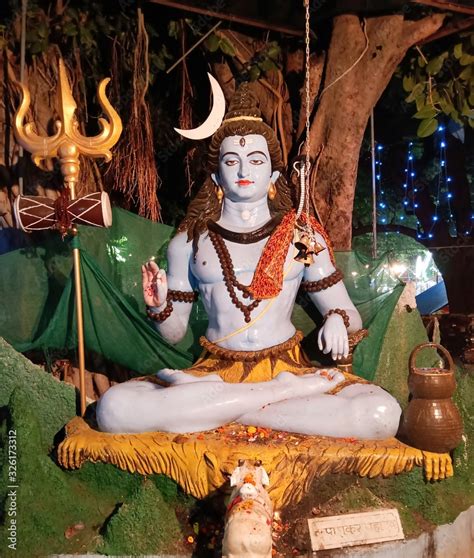 Statue of Lord Shiva Stock Photo | Adobe Stock