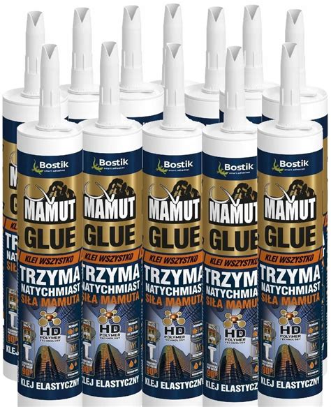 Klej montażowy MAMUT 290ml karton 12 sztuk Bostik Mamut Cena